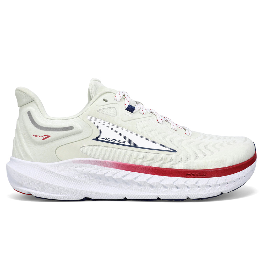 Women's Altra Torin 7, White/Blue, 9 B Medium