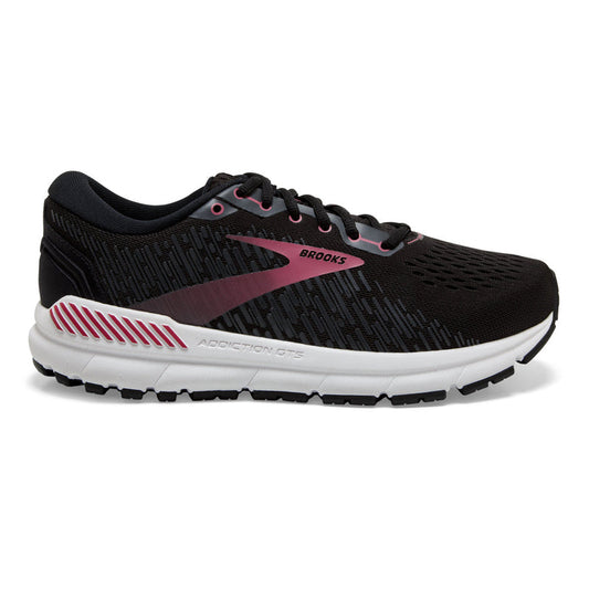 Women's Brooks Addiction GTS 15, Black/Ebony/Mauvewood, 7.5 B Medium