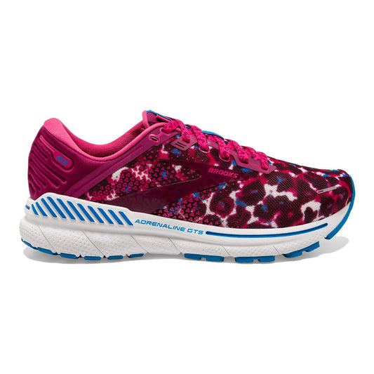 Women's Brooks Adrenaline GTS 22, Magenta/White/Raspberry, 12 B Medium