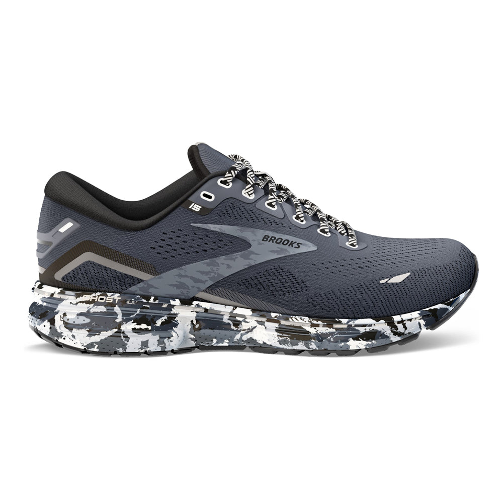 Women's Brooks Ghost 15, Ebony/Black/Oyster, 7 B Medium
