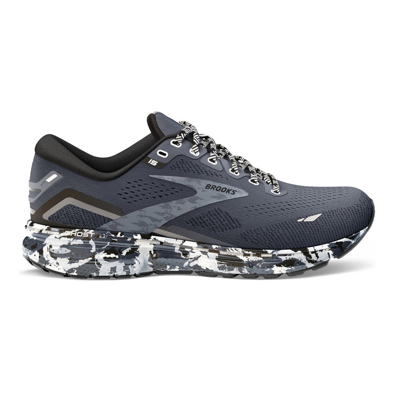 Women's Brooks Ghost 15, Ebony/Black/Oyster, 13 B Medium
