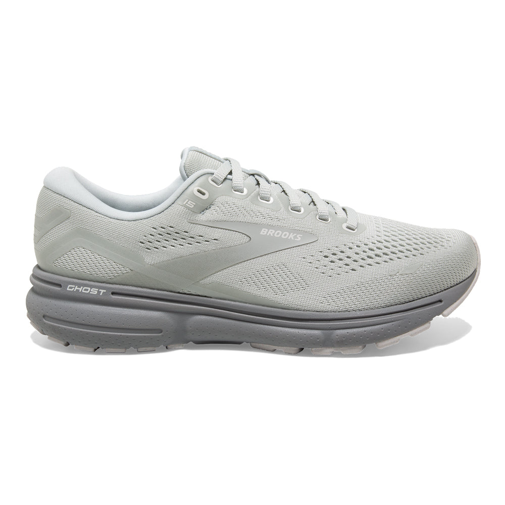 Women's Brooks Ghost 15, Illusion/White, 10 B Medium