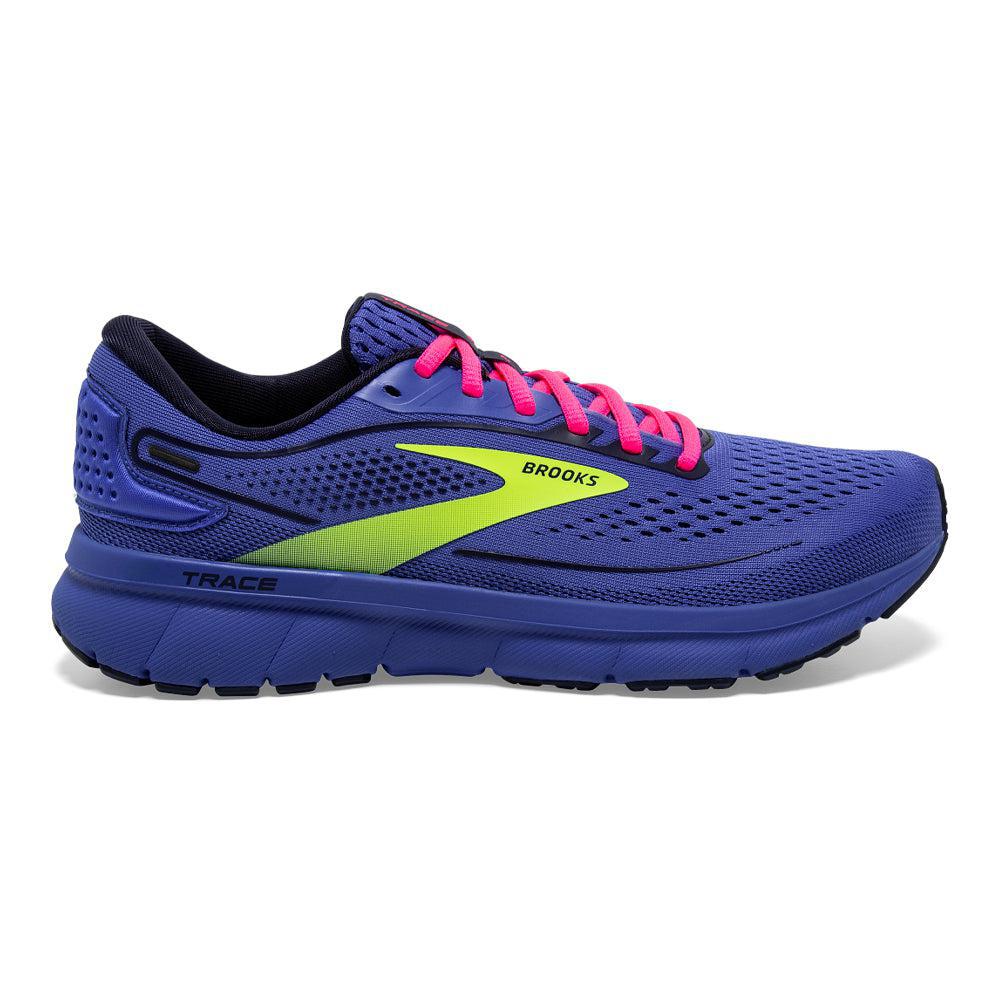Women's Brooks Trace 2, Blue/Pink/Nightlife, 8.5 B Medium