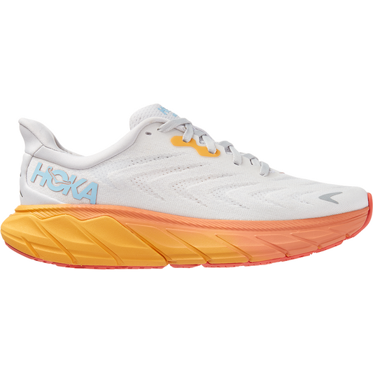 Women's Hoka One One Arahi 6, Nimbus Cloud/Blanc de Blanc, 11 D Wide