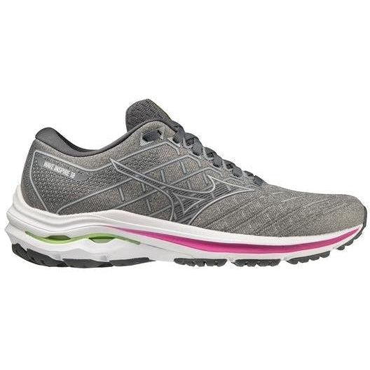 Women's Mizuno Wave Inspire 18, Ultimate Grey/Silver, 7 B Medium