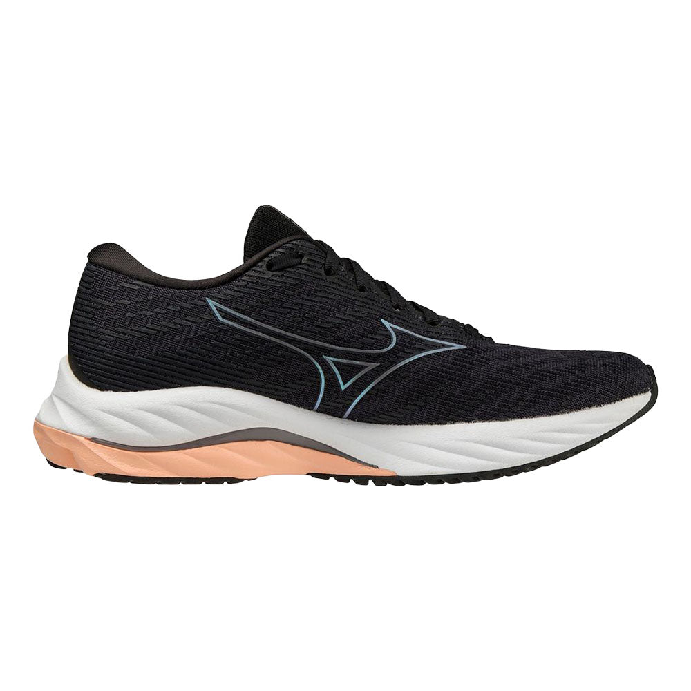 Women's Mizuno Wave Rider 26, Odyssey Grey/Quicksilver, 10 B Medium