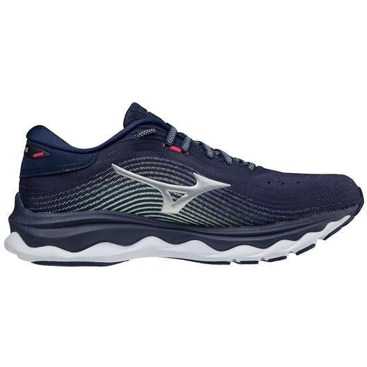 Women's Mizuno Wave Sky 5, Peacoat, 6.5 B Medium