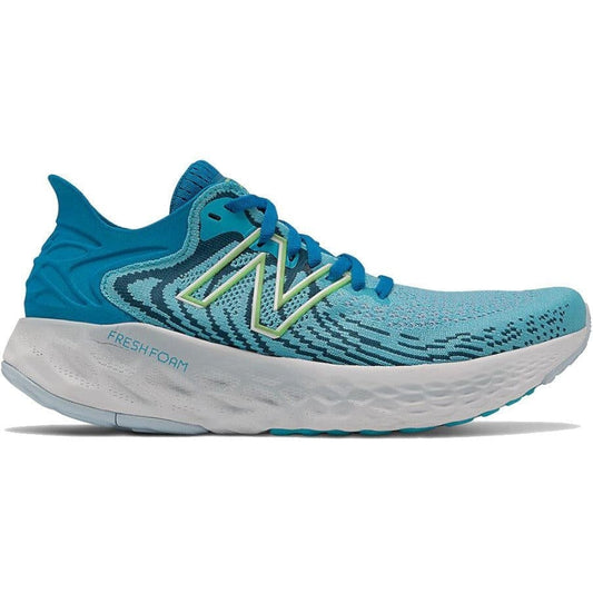 Women's New Balance Fresh Foam 1080 v11, Virtual Sky/Bleached Lime Glo, 10 B Medium
