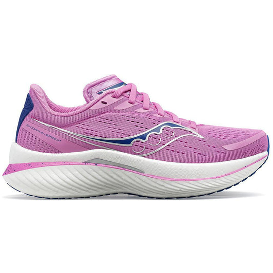 Women's Saucony Endorphin Speed 3, Grape/Indigo, 7.5 B Medium