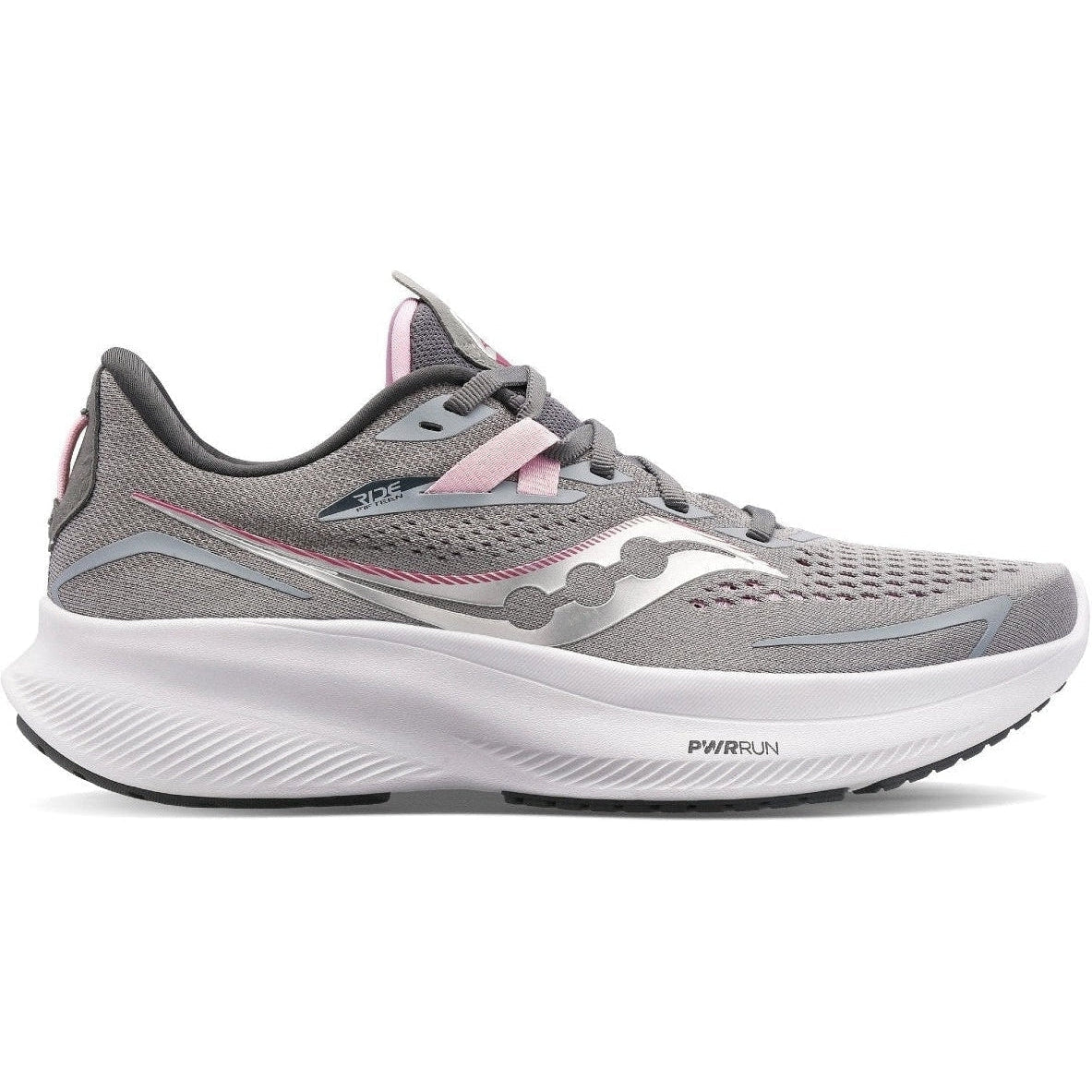 Women's Saucony Ride 15, Alloy/Quartz, 7.5 B Medium