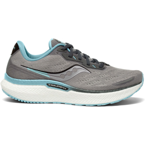 Women's Saucony Triumph 19, Alloy/Powder, 10 B Medium