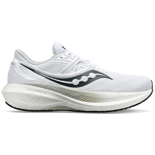 Women's Saucony Triumph 20, White/Black, 9 B Medium