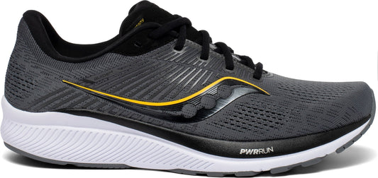 Men's Saucony Guide 14, Charcoal/Gold, 13 2E Wide
