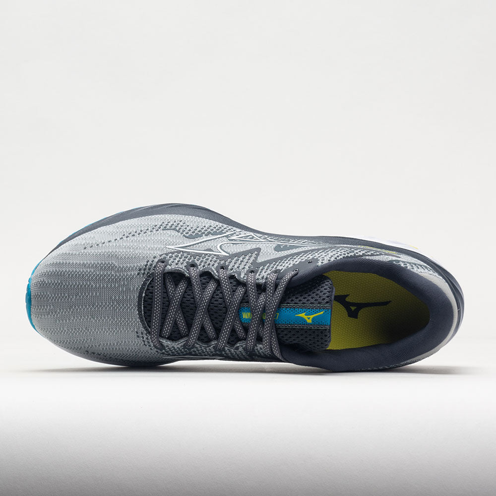 Mizuno Wave Rider 27 Mesh Men's  Pearl Blue/White