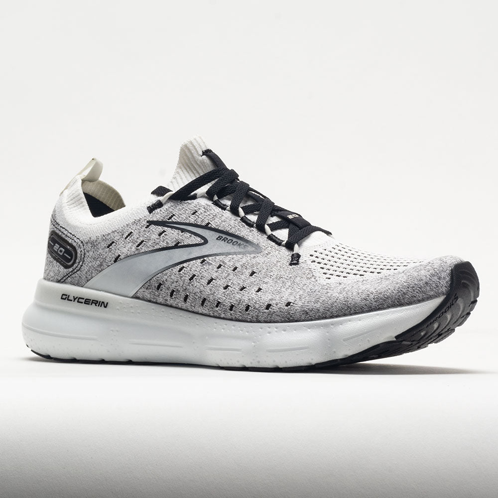 Brooks Glycerin StealthFit 20 Men's  White/Grey/Black