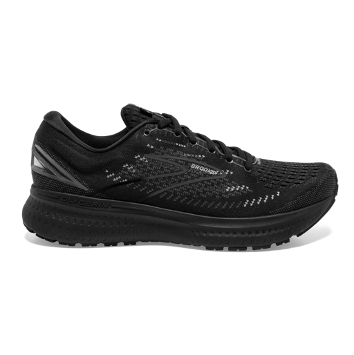 Men's Brooks Glycerin 19, Black/Ebony, 8 2E Wide