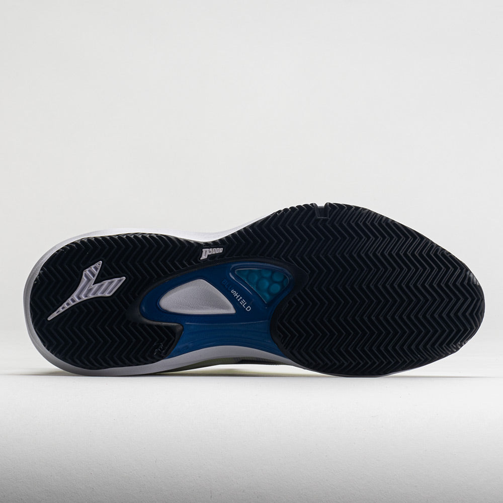 Diadora Speed Blushield Fly 4+ Clay Men's  White/Black/Deja Vu Blue