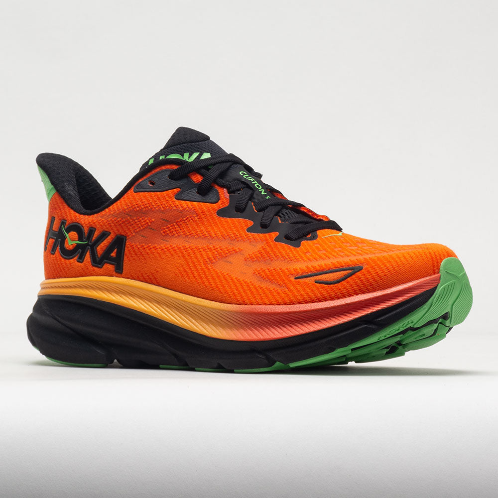 HOKA Clifton 9 Men's  Flame/Vibrant Orange