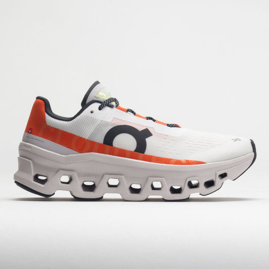 On Cloudmonster Women's  Undyed White/Flame