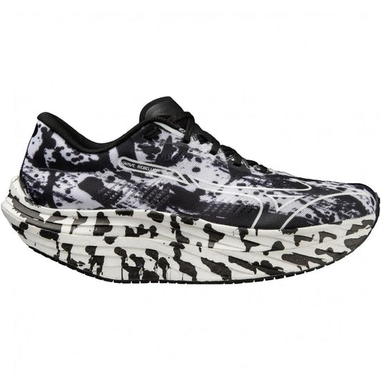Women's Mizuno Wave Rebellion Pro, White/Black, 9 B Medium