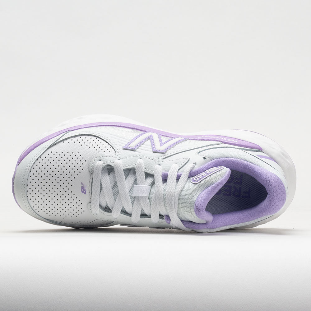 New Balance Fresh Foam X 840v1 Leather Women's  White/Lilac Glo