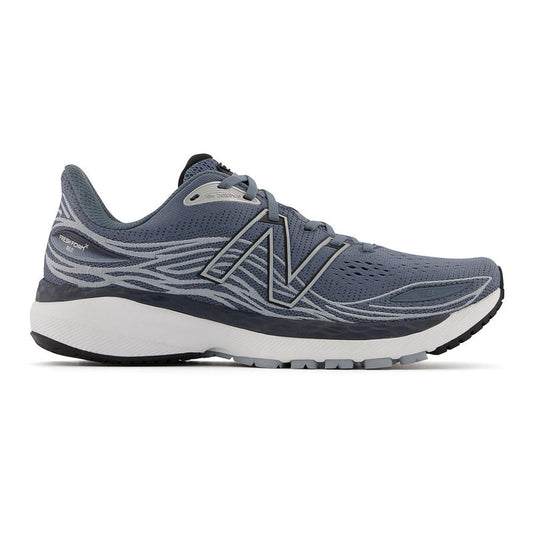 Men's New Balance Fresh Foam X 860v12, Ocean grey/Light Slate and Black, 9 D Medium