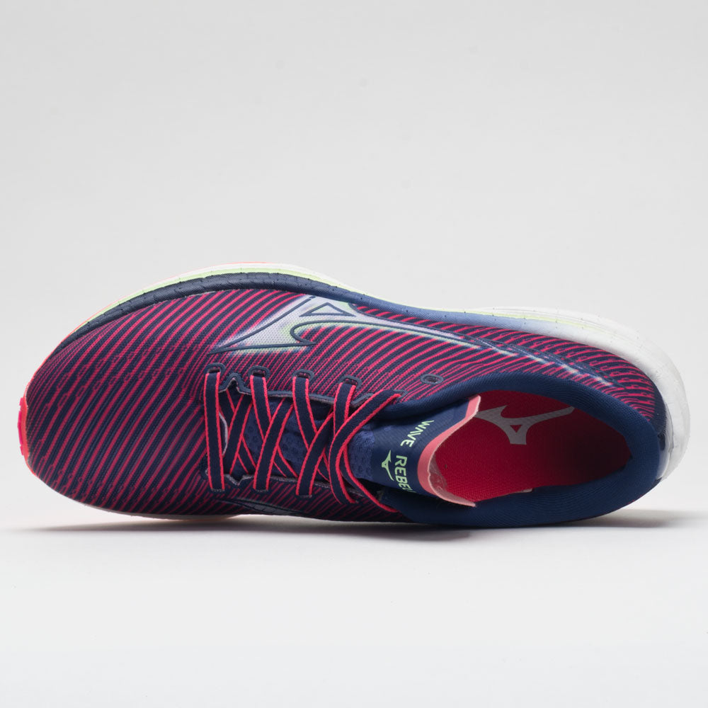 Mizuno Wave Rebellion Women's  Diva Pink/Indigo White