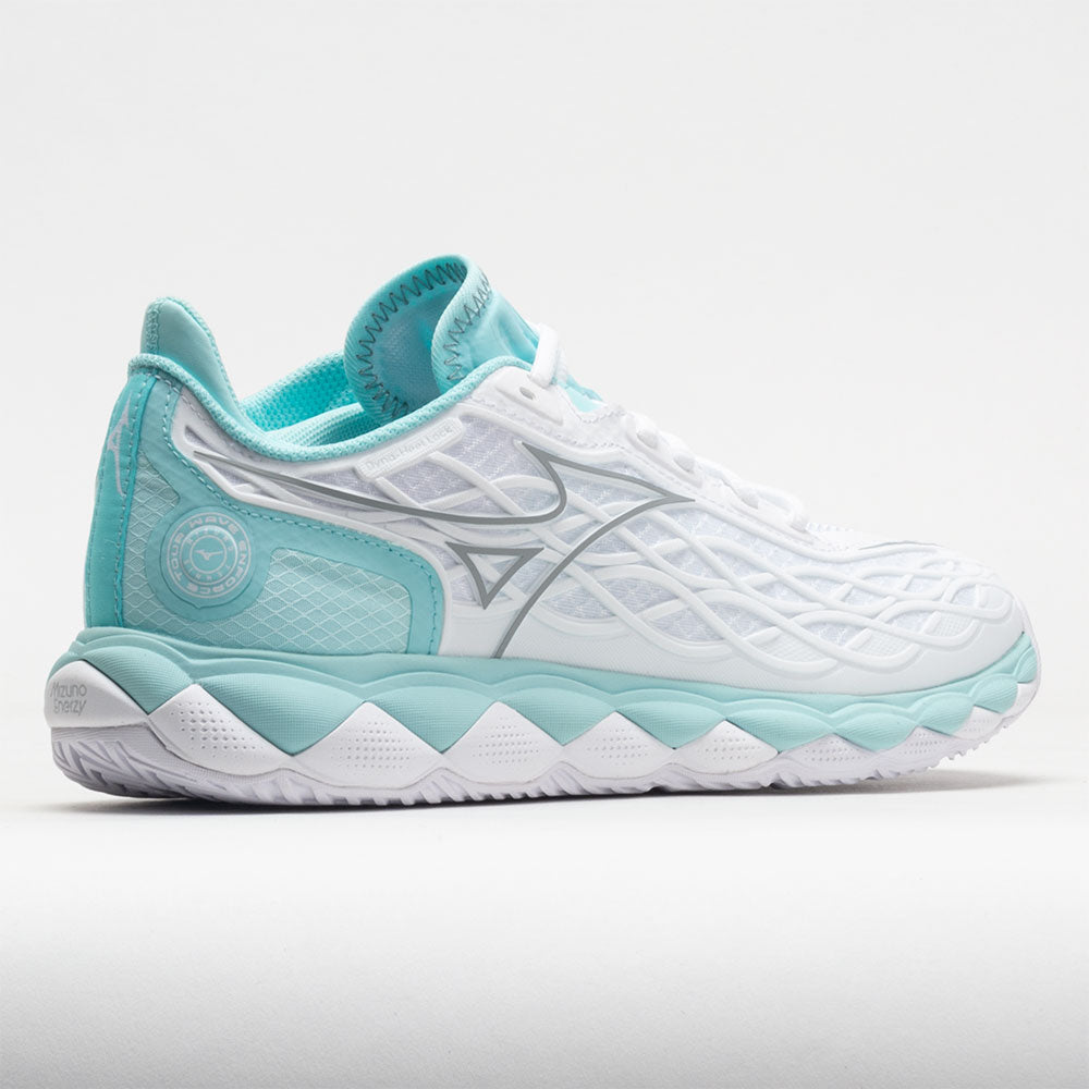 Mizuno Wave Enforce Tour AC Women's  White/Tanager Turquoise