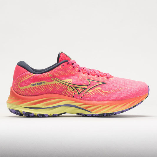 Mizuno Wave Rider 27 Mesh Women's  High-Vis Pink/Ombre Blue