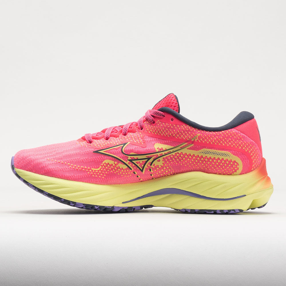 Mizuno Wave Rider 27 Mesh Women's  High-Vis Pink/Ombre Blue