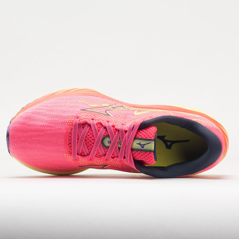 Mizuno Wave Rider 27 Mesh Women's  High-Vis Pink/Ombre Blue